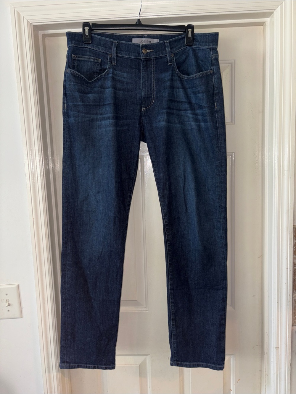 Joe's Jeans HENRY Wash Mens 36x34 Blue Denim Classic Straight Leg Mid Rise